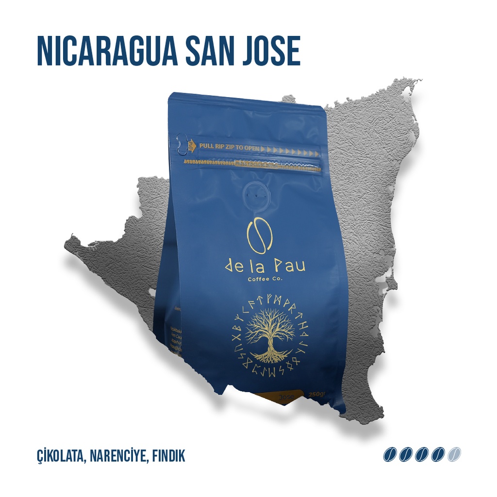 Nicaragua San Jose Yöresel Filtre Kahve