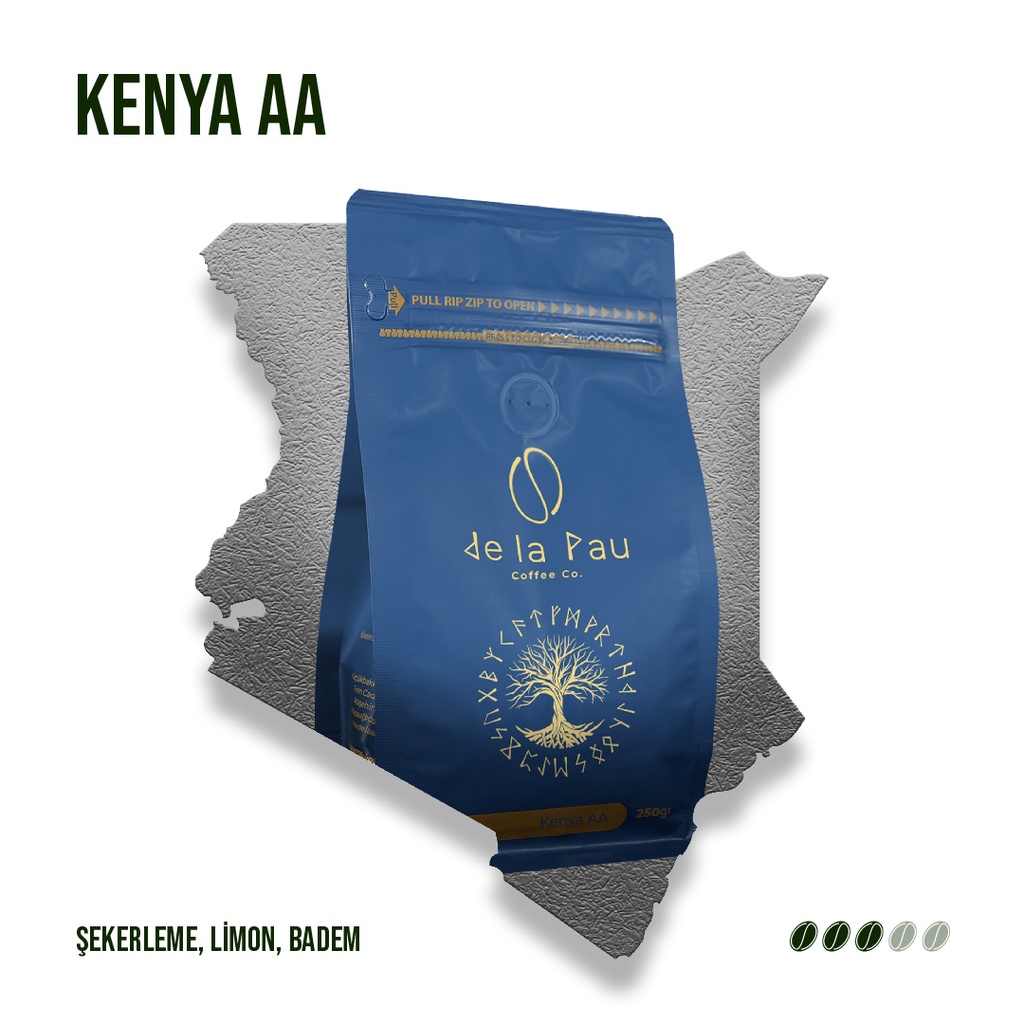 Kenya AA Yöresel Filtre Kahve